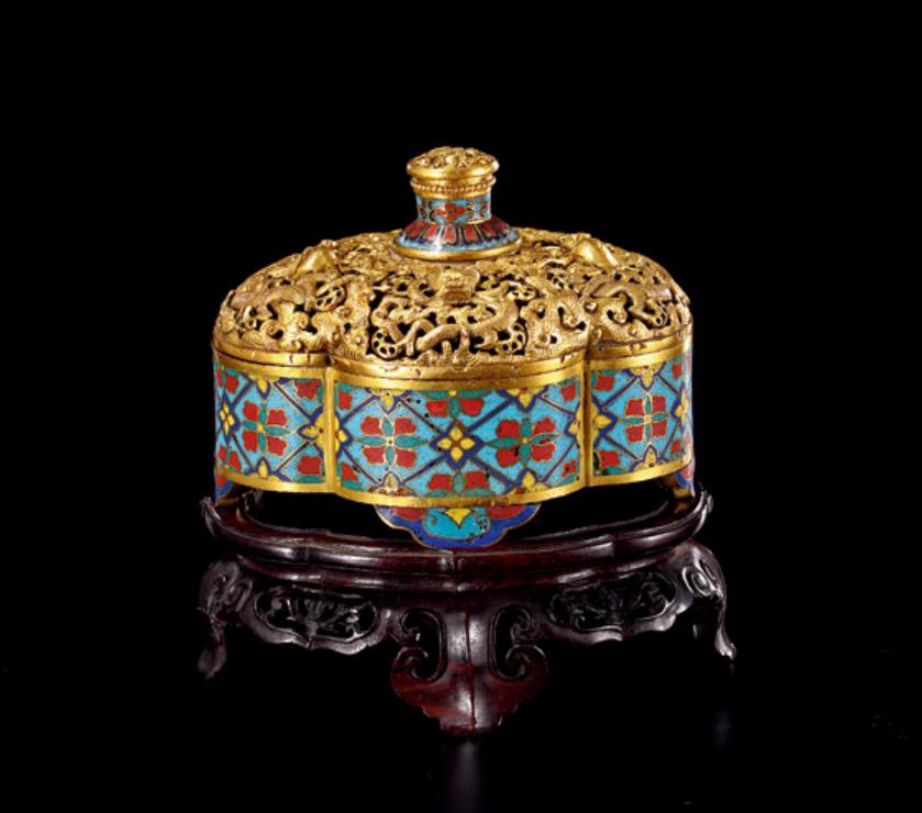 景泰蓝掐丝珐琅器,清雍正御制掐丝珐琅价值