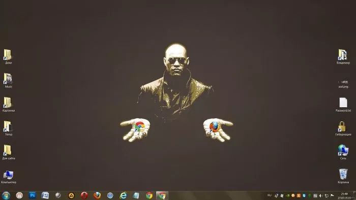 电脑桌面怎么设置图标随意摆放,装逼操作