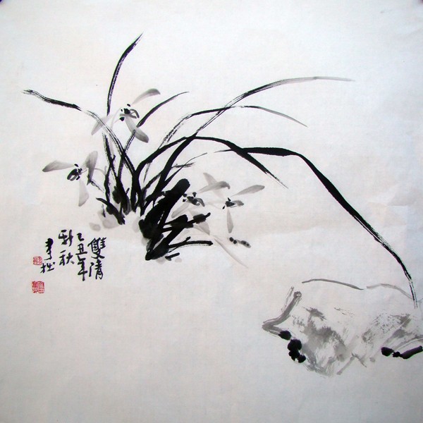 兰花画法一学就会,徐湛兰花画法步骤