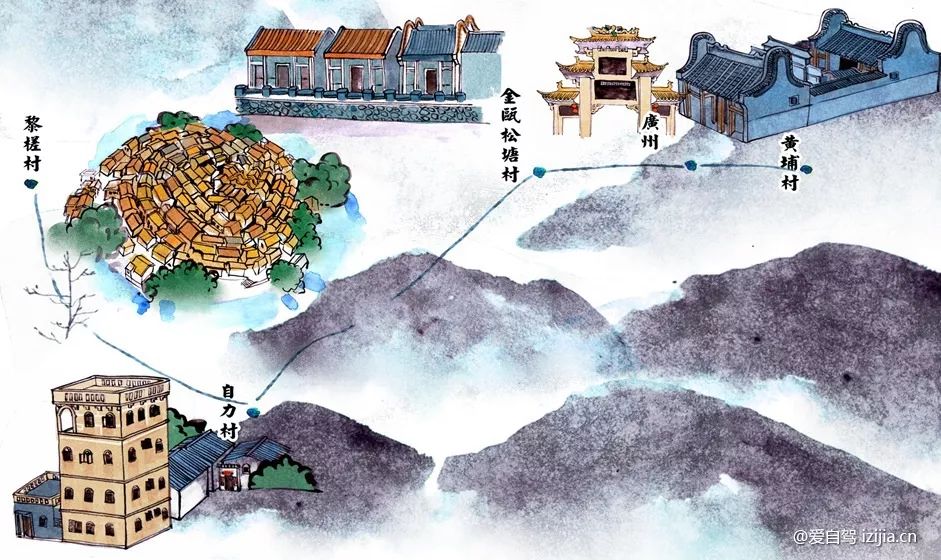 广东小众古村落,寻美岭南广东古村落