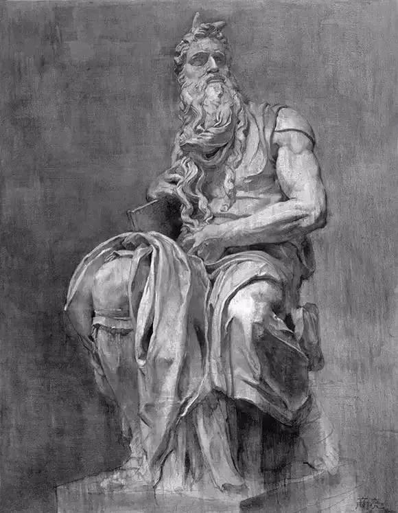 看完这些ps大神的对比图我跪下了,十大神级素描雕塑