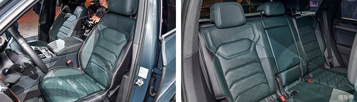 尾灯像个7的suv,2023款途锐3.0t尾灯效果