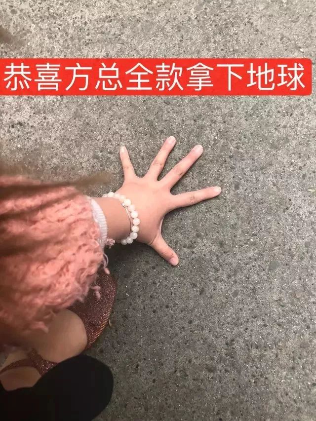 恭喜微信好友方总，加入微商三个月喜提地球一个