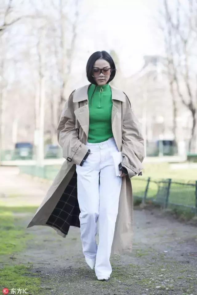 风衣不用多就只买这样一件经典的就可以穿的潮流又时髦了