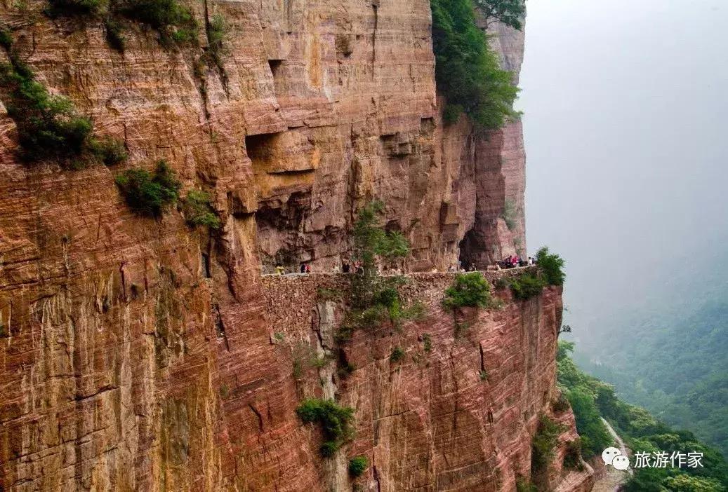 太行山大峡谷风景区郭亮村,郭亮村绝壁长廊总共有多少米