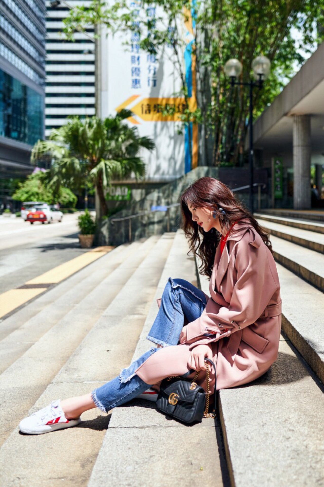 粉色系清新款,粉色中款怎么穿出高级感