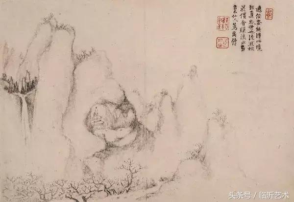 书法枯笔,枯笔之境的图片