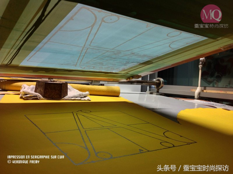 迷彩丝影-专访法国丝印大师VeroniqueFremy盛放法国的东土之花