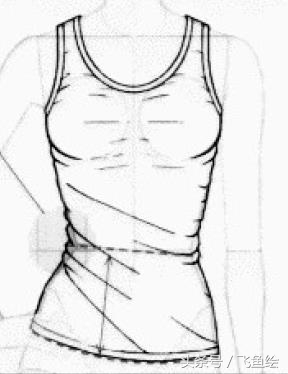 服装设计线稿基础教学,服装设计入门教程线稿
