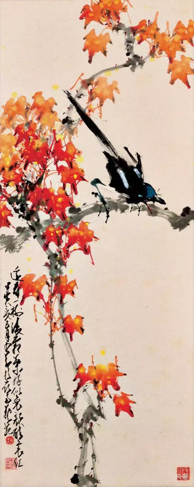 赵少昂花鸟鱼虫图片,中国花鸟大师赵少昂