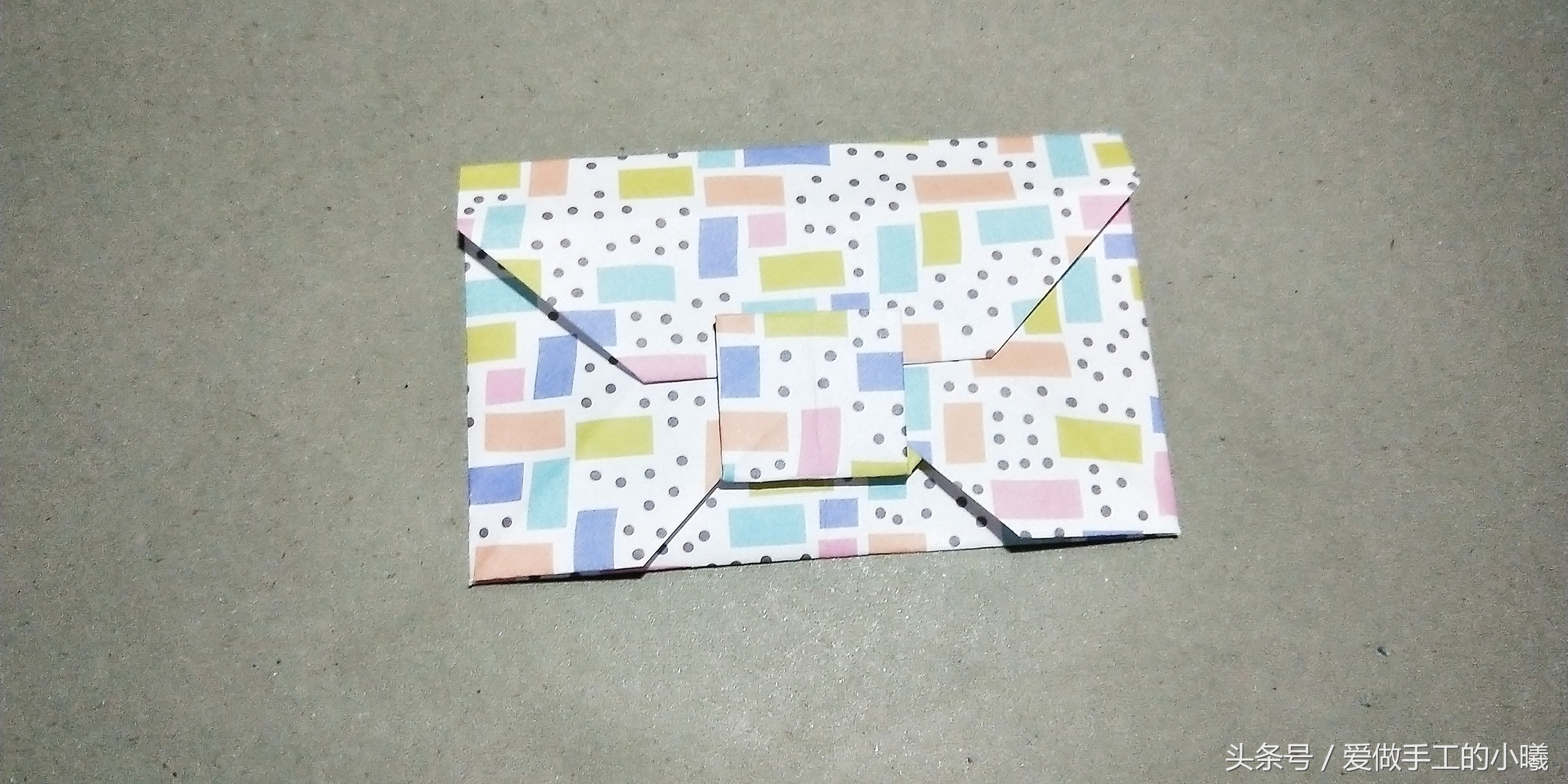信封折纸简单又好看,二年级手工小信封能拉开的折纸