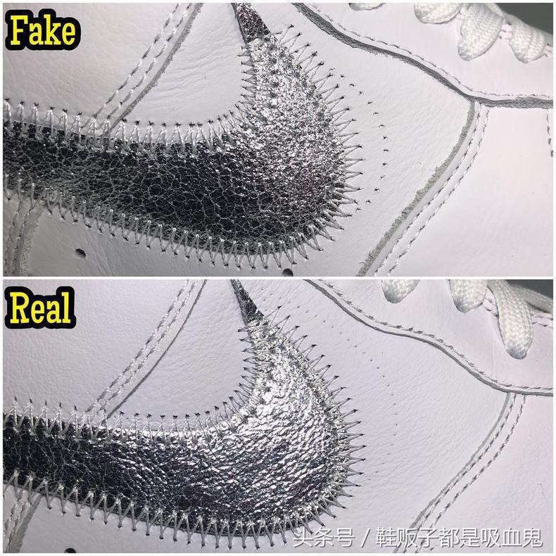 owaj1联名北卡蓝鞋真假对比,af1ow白解构真假对比