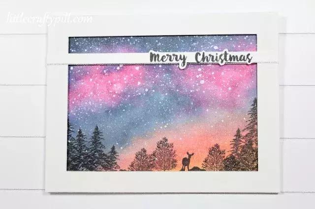 星空怎么画而且还是用水彩笔画的,教程水彩星空