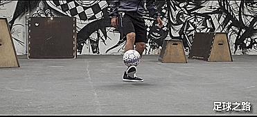 花式足球基础球感练习,脚面吸球