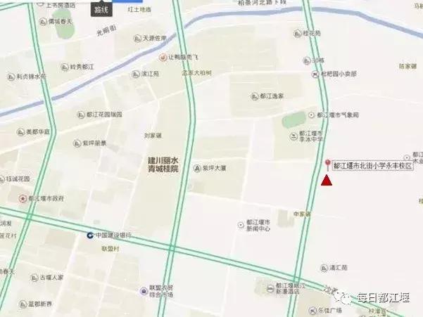 都江堰原北街小学照片,都江堰滨江小学效果图
