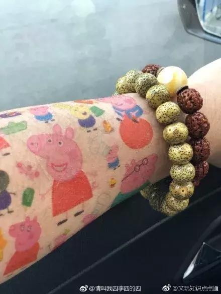 小猪佩奇可爱纹身大全,老传统小猪佩奇纹身