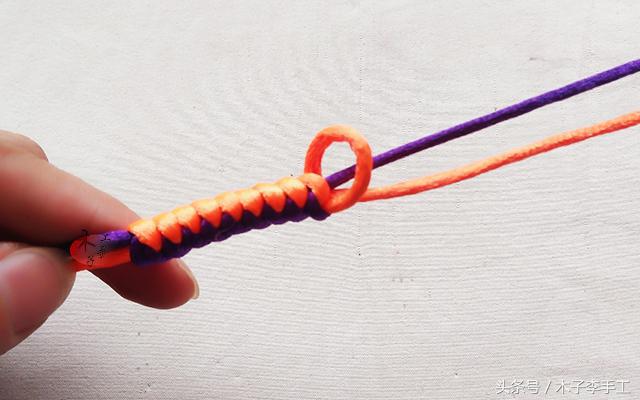 平安如意用金刚结红绳手链编法,金刚结转运珠红绳手链编法大全
