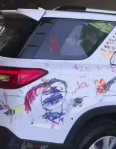 刚买的车子被小孩划痕了怎么办,新车怎么防止被小孩子划