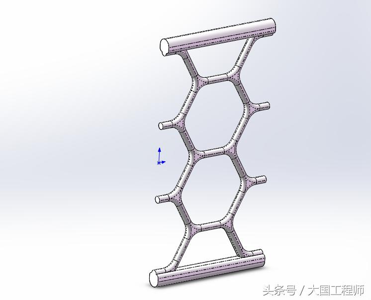 solidworks建模六边形,solidworks怎么画圆柱形网格
