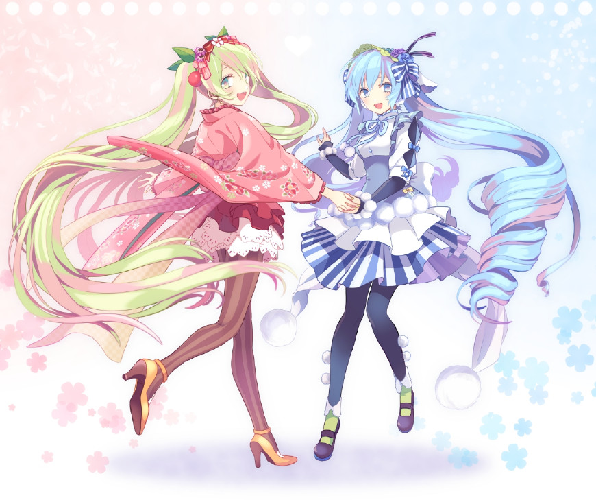 100张绝美的樱花壁纸,初音3k壁纸