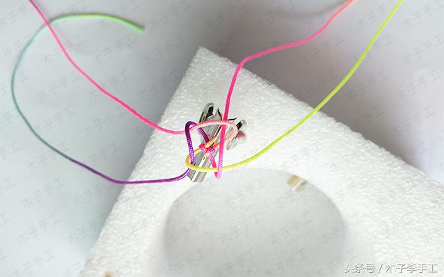 适合手残党的红绳编织技巧,手残党编手链教程