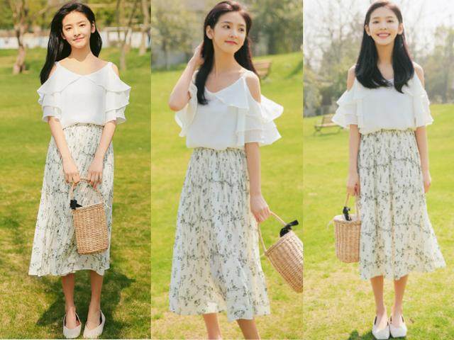 今年最流行的半身碎花裙子,今年的碎花半身裙流行怎么搭配