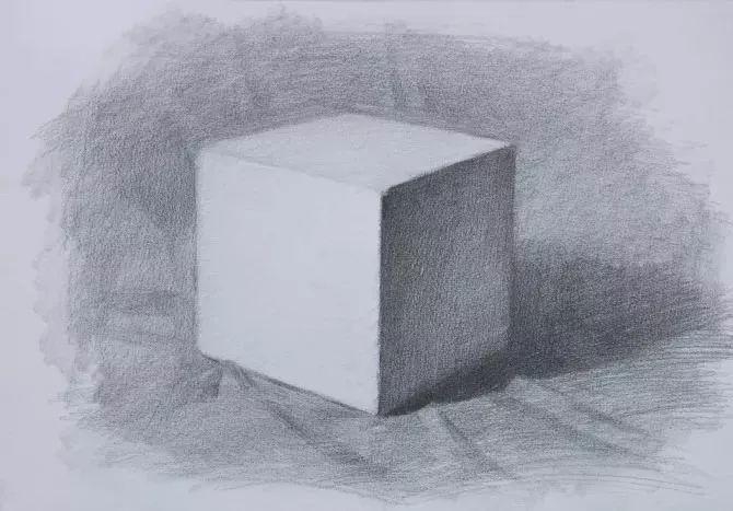 素描入门自学教程美术生必看,素描公开课素描几何体