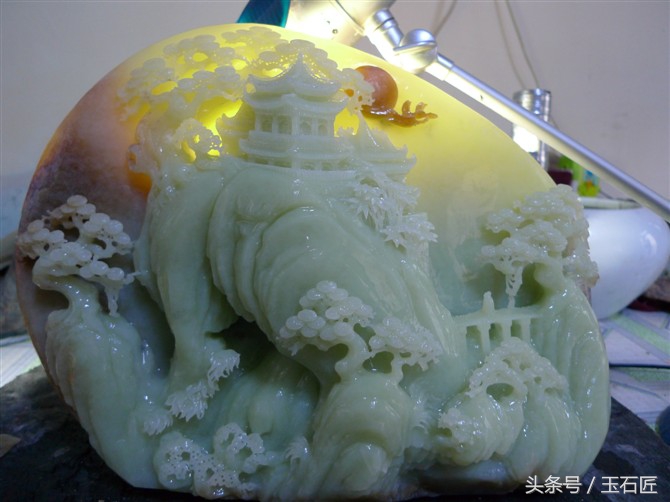 岫玉摆件的经典玉雕,岫玉摆件是手工雕刻的吗