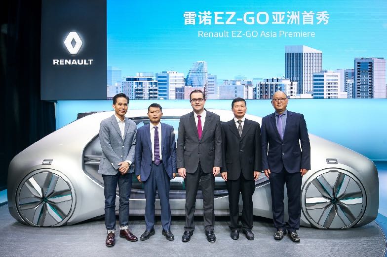 雷诺ezgo纯电概念车,雷诺首秀