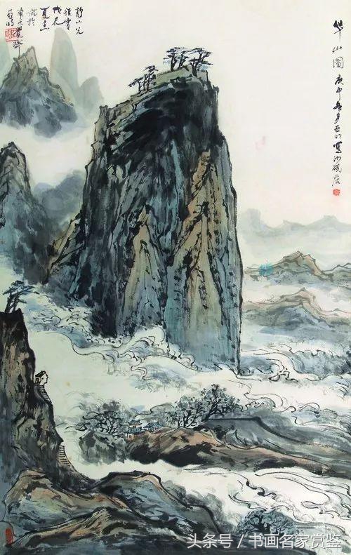 中国画名家亚明,当代金陵画派画家