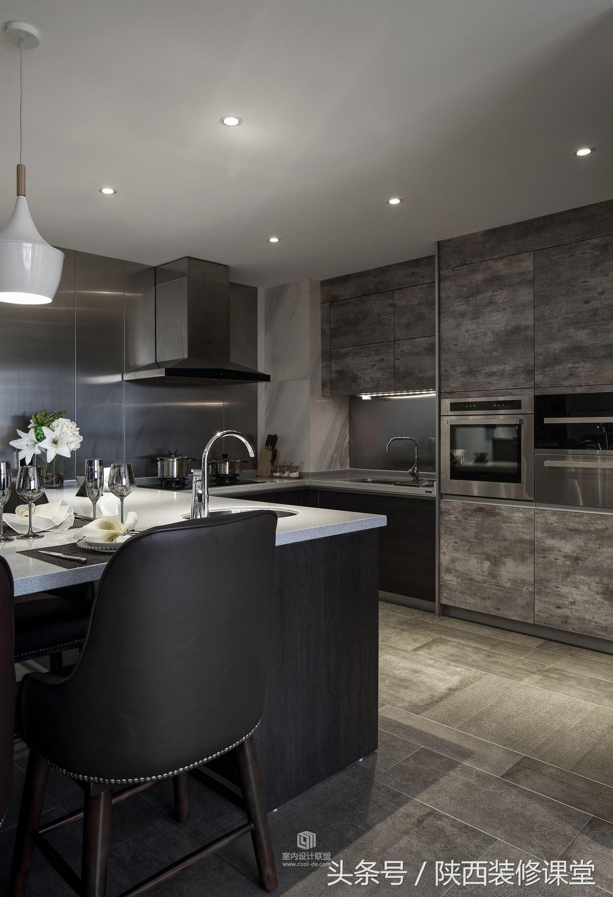 装修风格黑白灰两室两厅,黑白灰现代高级装修全屋搭配