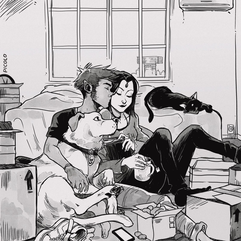 gabriella插画图,插画画师serafleur作品欣赏