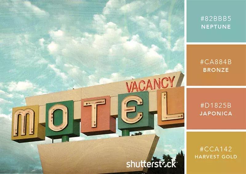 相见恨晚的色彩搭配,两种好看的颜色搭配