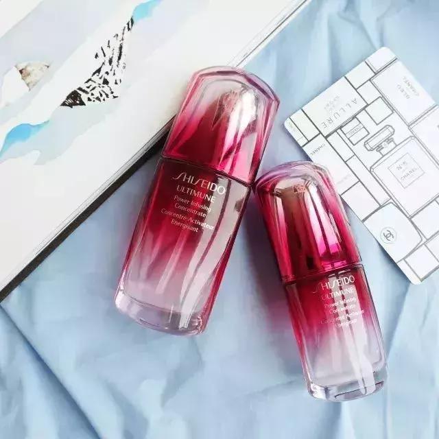 红腰子叠加olay小白瓶,lamer小瓶