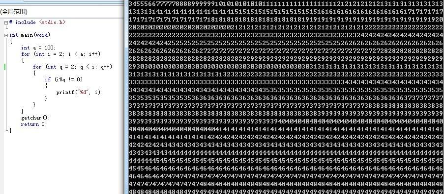 求100-200之间的素数c语言,c语言输出1到100的素数并求和