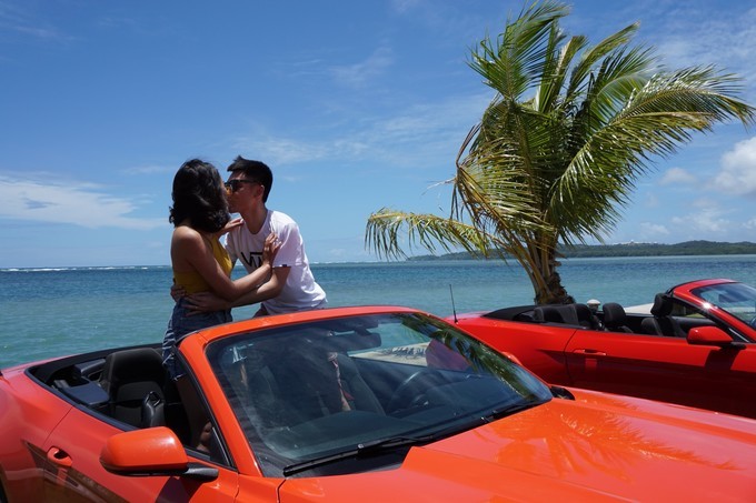 帕劳的海景风光给人美的享受,帕劳的海洋和沙滩风景图片