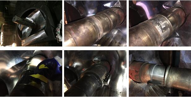 碎浆机维修,磨浆机磨片磨损怎么修复