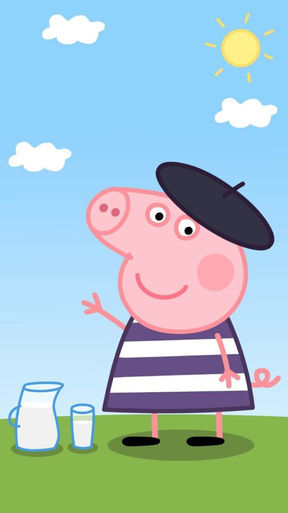 小猪佩奇艾米丽电脑壁纸,小猪佩奇壁纸搞怪