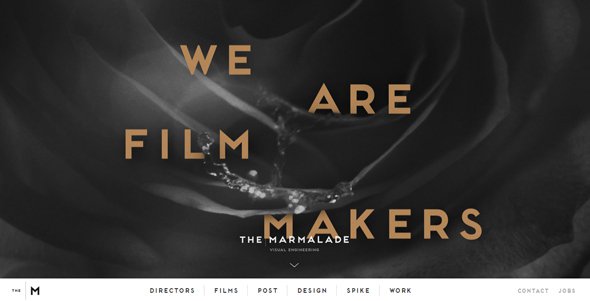 23个使用大背景的全屏网页设计作品