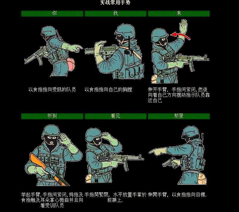 手语一只手100个手势图解,各种手语手势