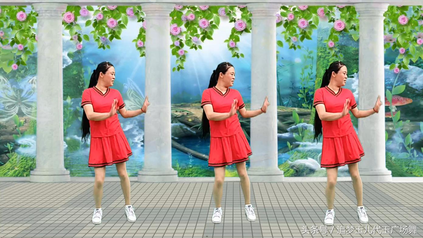广场舞家乡的姑娘真漂亮简单版,代玉广场舞女儿情