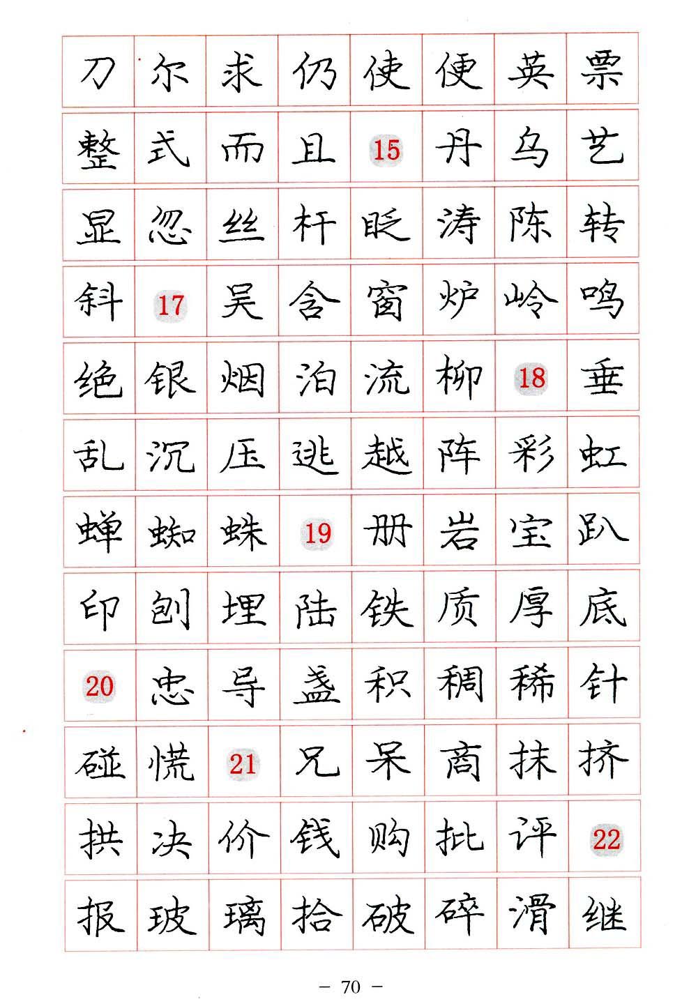 庞中华硬笔楷书系列字帖,庞中华硬笔楷书入门字帖