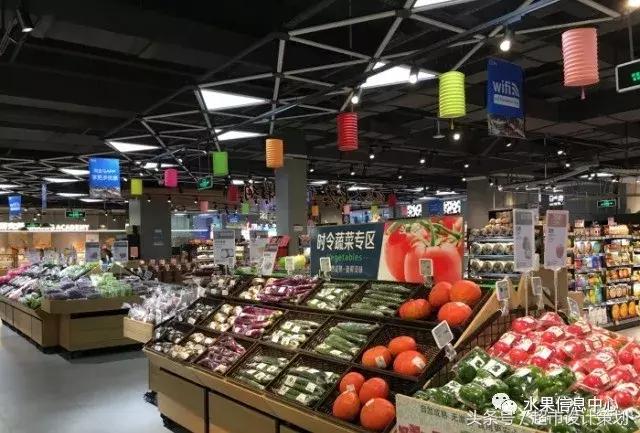 水果店水果陈列摆放销售技巧,20方长方形水果店铺陈列设计