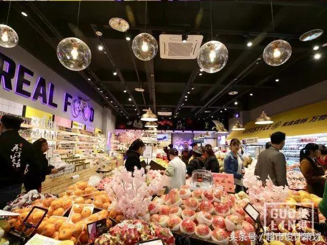 水果店水果陈列摆放销售技巧,20方长方形水果店铺陈列设计