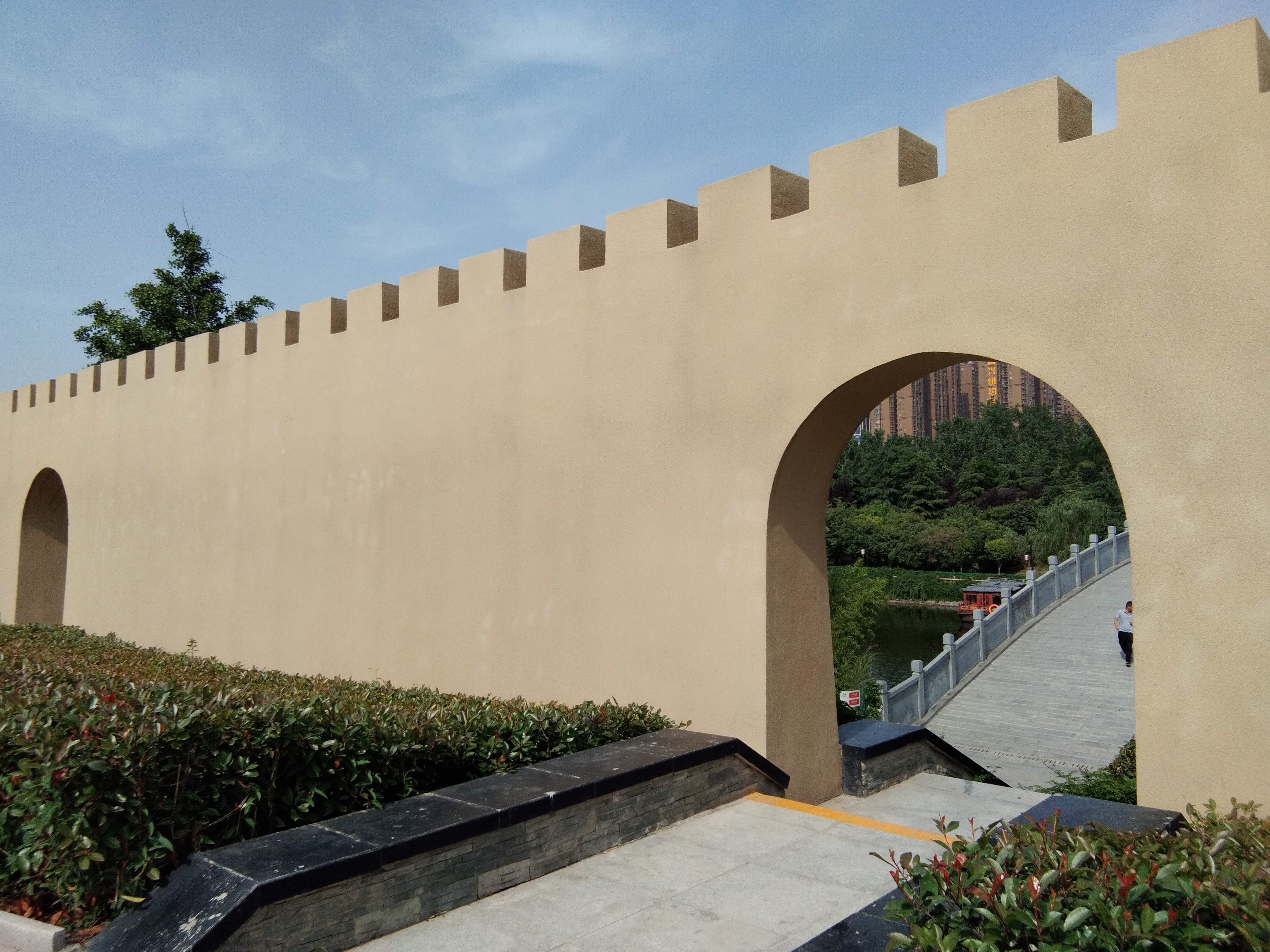 脚踏汉城湖公园全程!感受汉武辉煌!