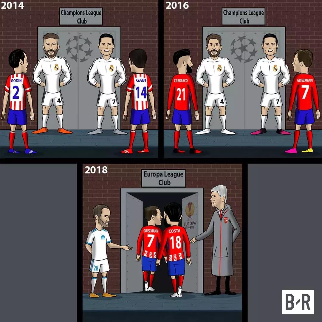 床单军团马竞队史第1座欧冠,床单军团再走一人马竞