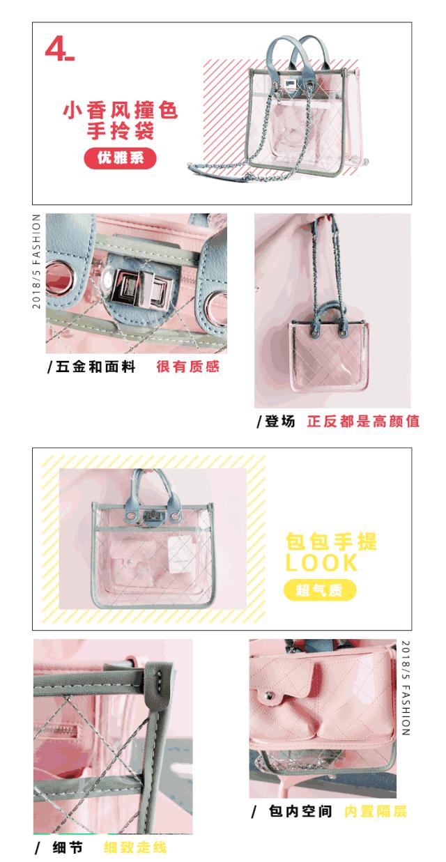 什么？时尚界最近流行背“塑料包”出门？7款夏日爆款PVC包包评测