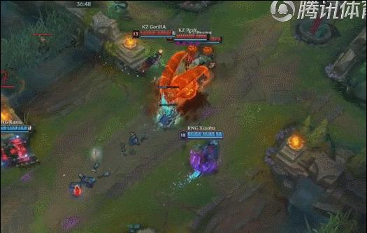 rng翻盘韩国队,rngkz最后一波解说