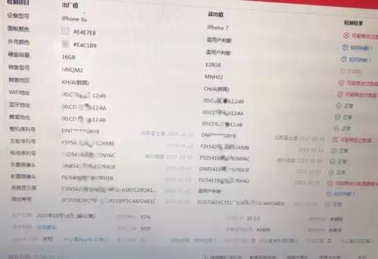 网购的“128g国行iPhone7”现原形，原来是“韩版iphone6s16g”