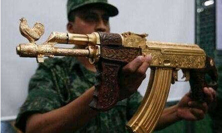 有没有黄金ak47,世界上的黄金ak47